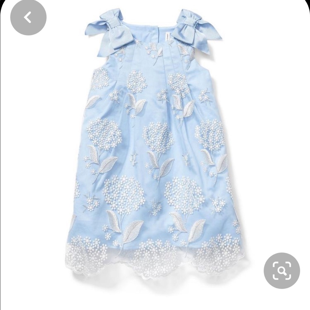 Janie and Jack Juno Valentine Tulle Blue 3T Dress